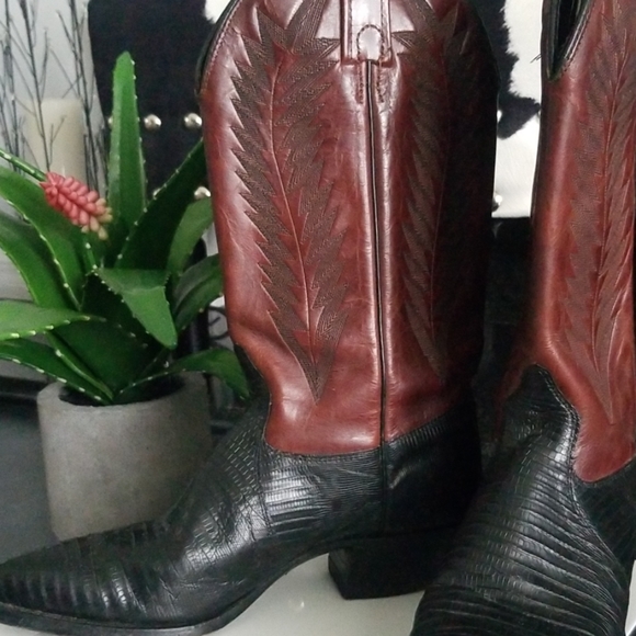 Lizard + leather 7M J Chisholm Ladies Western - Picture 3 of 8